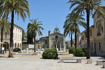 Chapelle des pénitents gris, d'Aigues-Mortes, Gard, Languedoc, Occitanie.