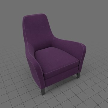 Curvy armchair