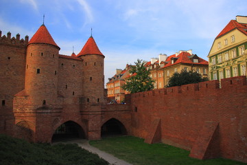 Warszawa (Polska) - Stare Miasto, Barbakan (stan z roku 2018)