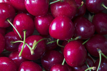 abstract background of natural cherries