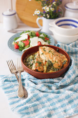 tasty chicken in the kitchen