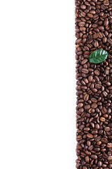 Coffee beans background