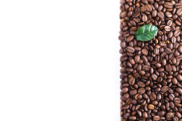 Coffee beans background