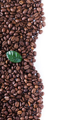 Coffee beans background