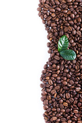 Coffee beans background