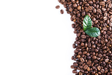 Coffee beans background
