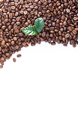 Coffee beans background