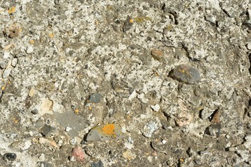 Grey textured concrete cement wall closeup background
