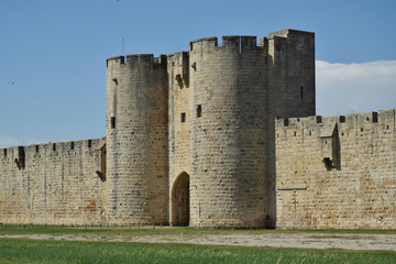 Fototapeta na wymiar Forteresse d'Aigues-Mortes, Gard, Languedoc, Occitanie.