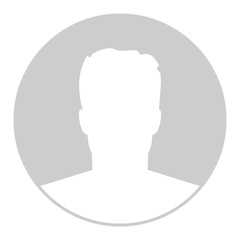 Creative vector illustration of default avatar profile placeholder isolated on background. Art design grey photo blank template mockup. Abstract concept graphic element