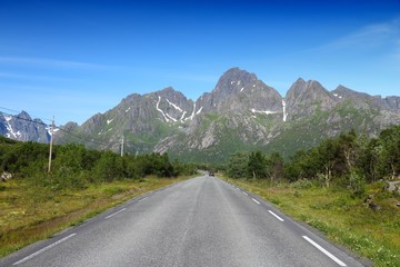 Road in Lofoten, Norway