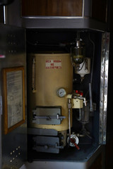 Hot water boiler in russian train