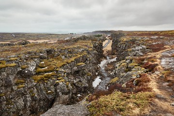 Thingvellir landscape in Iceland