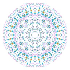 Vector, Floral, Oriental mandala. Vintage decorative elements. Vector illustration. It is super brilliant vector illustration