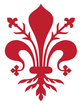 Giglio rosso simbolo di Firenze