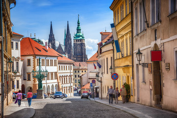 Fototapeta premium Ulica Starej Pragi