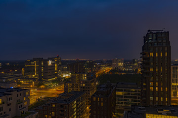 Fototapeta premium Blue Night View do South Amsterdam