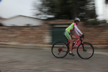 Fototapeta premium Ciclista