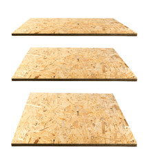 Chipboard osb panel isolated