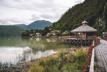 Fototapeta premium Caleta Tortel
