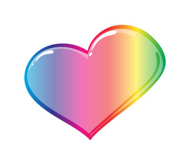 Rainbow Heart