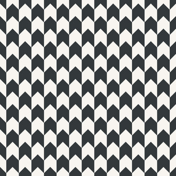 Arrow symbol seamless abstract pattern monochrome or two colors vector