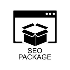 seo packet icon. Element of seo and development icon with name for mobile concept and web apps. Detailed seo packet icon can be used for web and mobile