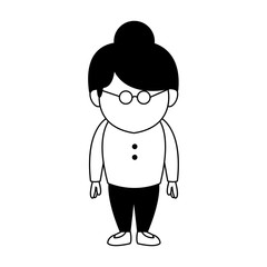 Cute mother cartoon vector illustration graphic design