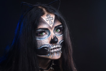 The mask of Santa Muerte