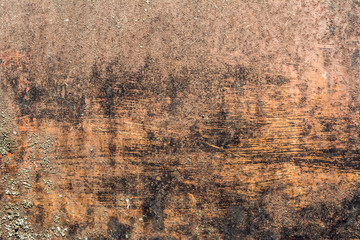 texture of old metal, the metal surface is covered with a lot of scratches and moss, abstract background