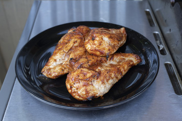 Barbecued Chicken On A Plate