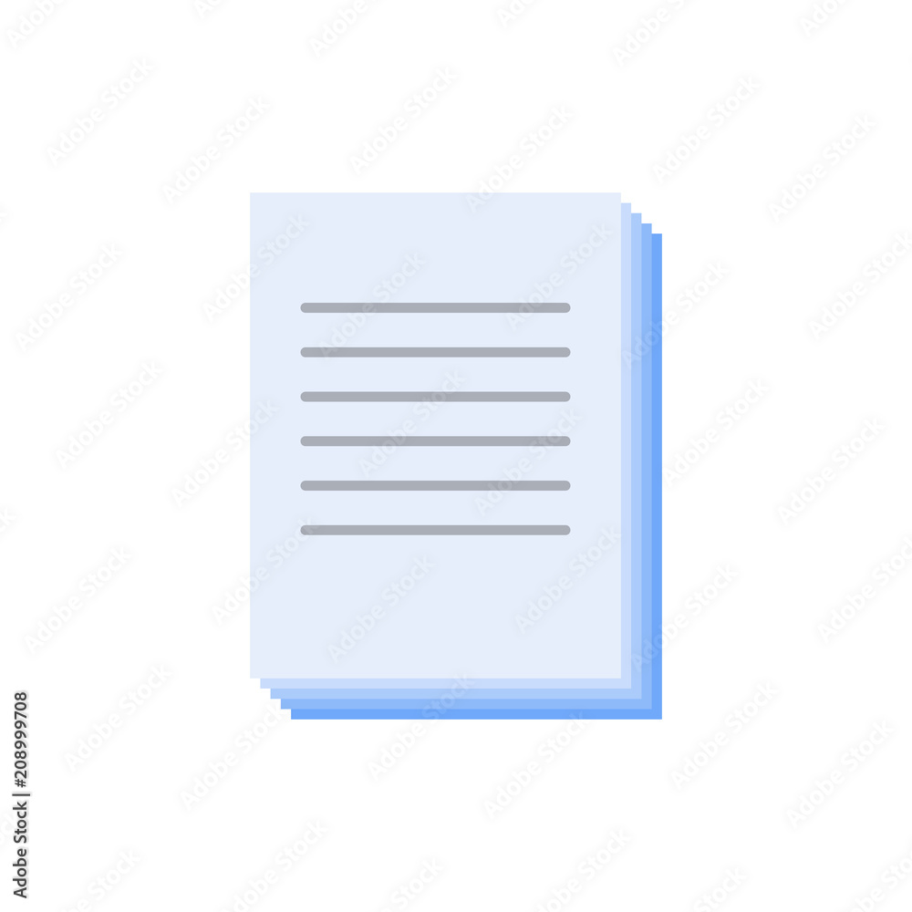 Aufkleber sheets flat icon. element of programming colored icon for mobile concept and web apps. detailed shee