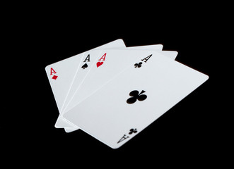 aces high are the cards on the table in front of you