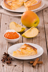 Tarte normande.