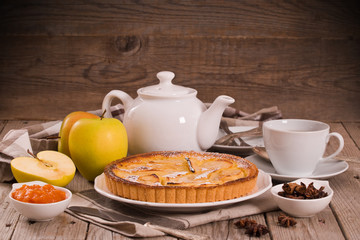 Tarte normande.