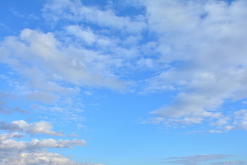 Obraz premium Blue sky with clouds