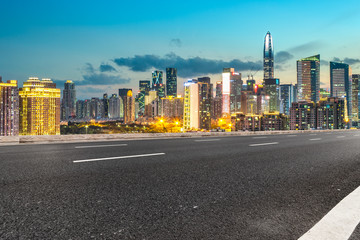 Shenzhen financial and motorized lanes