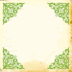 Vector baroque of vintage elements for design. 