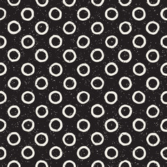 Hand drawn lines seamless grungy pattern. Abstract geometric repeating texture in black and white.