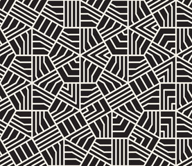 Vector seamless pattern. Modern stylish abstract texture. Repeating geometric tiles