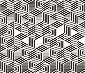 Vector seamless pattern. Modern stylish abstract texture. Repeating geometric tiles