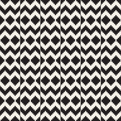 Vector seamless pattern. Ethnic stylish abstract texture. Repeating geometric tiles..