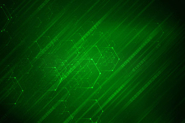 2d illustration technology background