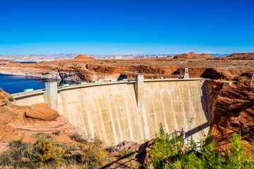 Powell Bridge at Glen Canyon Dam