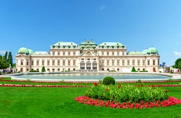 Fotobehang Paleis Belvedere in Wenen © BJFF