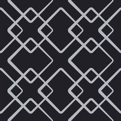 Abstract background of rectangles. Seamless diagonal pattern. Dark contrast colors. Complex interplay of shapes.
