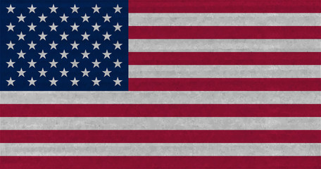 Naklejka premium USA flag on grunge paper background for patriotic illustrations, articles.