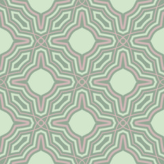 Olive green seamless geometric pattern