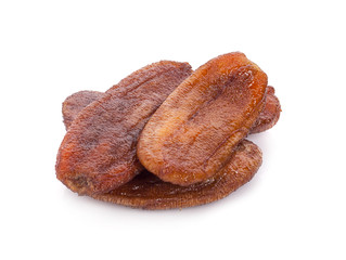Dried bananas ,Dried fruit, Dried sweet isolated on white background