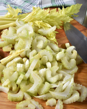 Sliced celery